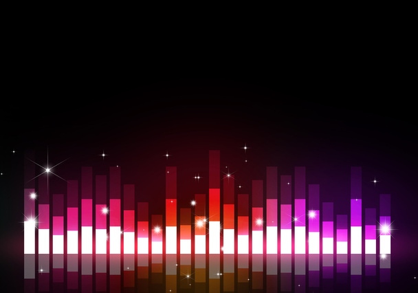 Multicolor Muziek equalizer - Foto, afbeelding
