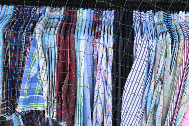 oblečení móda visí prádelní v obchodě oblečení. - Fotografie, Obrázek
