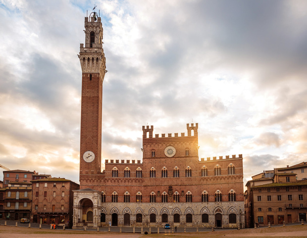 Siena w Toskanii, Włochy - Zdjęcie, obraz