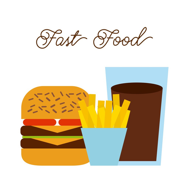 fast food design - Vector, afbeelding