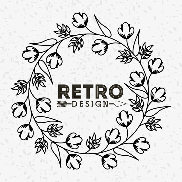 retro style design - Wektor, obraz