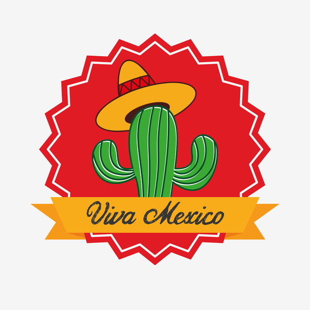 Дизайн Viva Mexico
 - Вектор,изображение