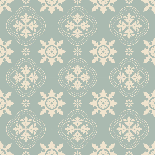 Elegant antique background image of round flower dot line pattern. - Вектор,изображение