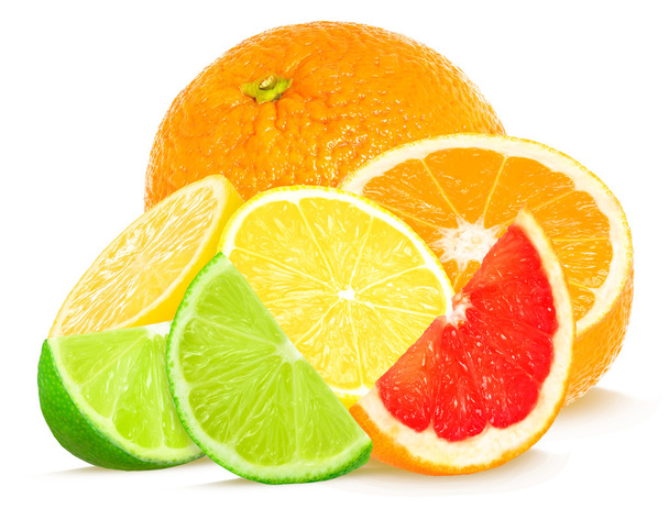 citrus fruits isolated - Фото, изображение