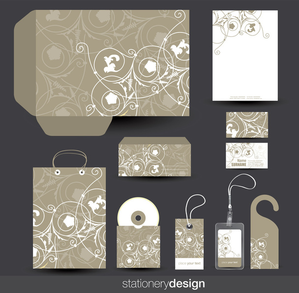Stationery template design - Вектор, зображення