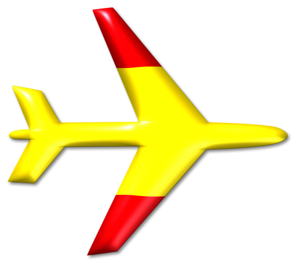 airplane spain symbol - Photo, Image