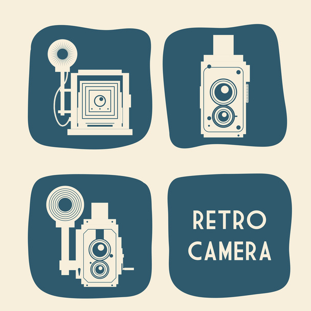 Camera icon design - Vektori, kuva