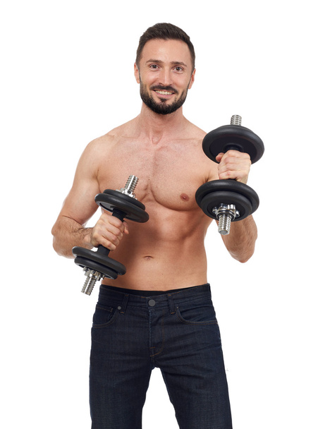Hefgewichten voor mannen - Foto, afbeelding