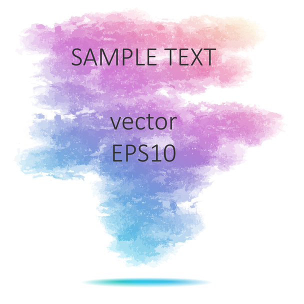  Vector abstract brush painted illustration - Vektor, obrázek