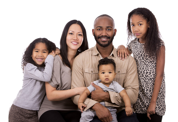 ethnic casual family - Фото, зображення