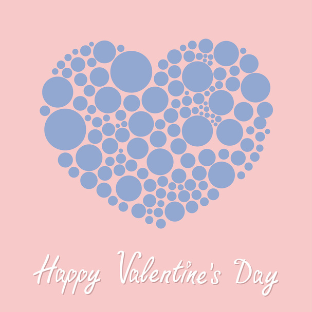 Happy Valentines day card - Вектор, зображення