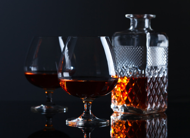 borrel met brandy  - Foto, afbeelding