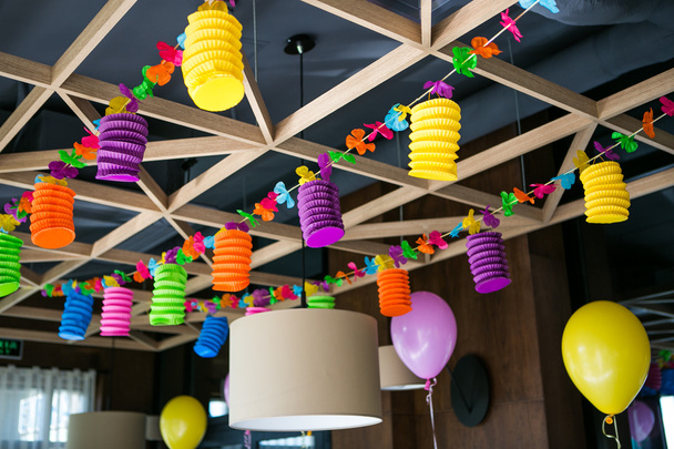 colorful paper decorations - Photo, Image