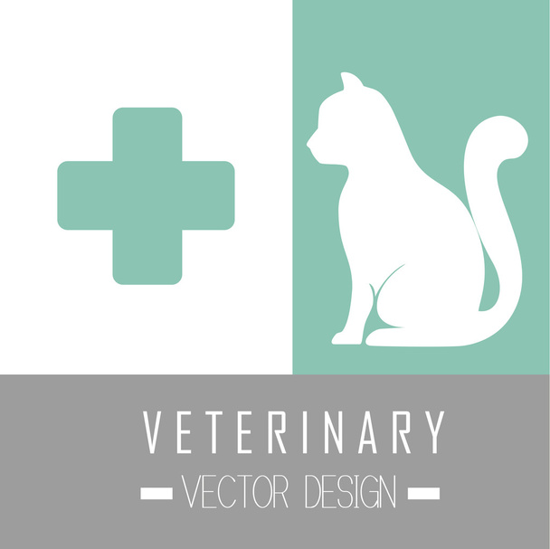 Veterinaire kliniek gezondheidszorg - Vector, afbeelding