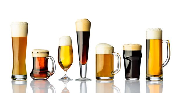Different types of beer - Foto, Bild