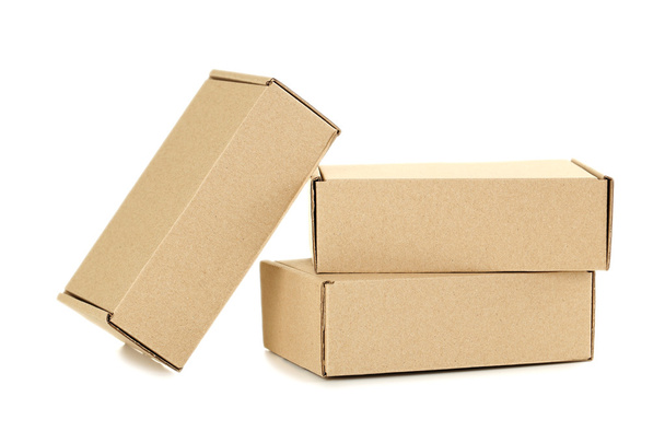 Empty cardboard boxes - Zdjęcie, obraz