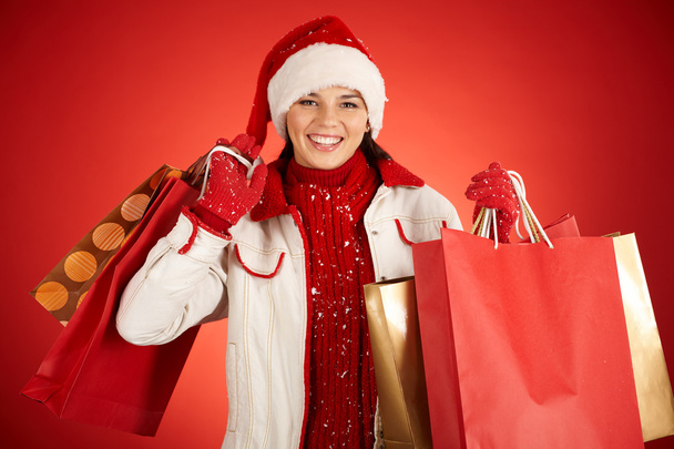 Shopping avant Noël
 - Photo, image