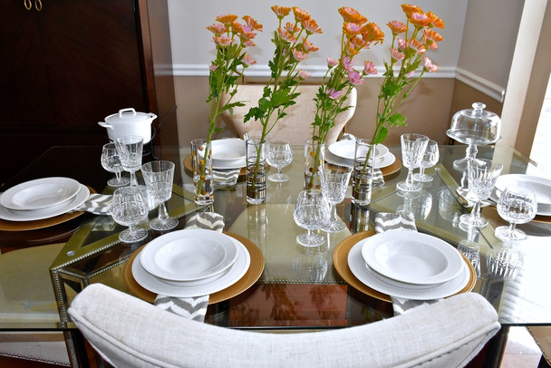table de dîner de vacances - Photo, image