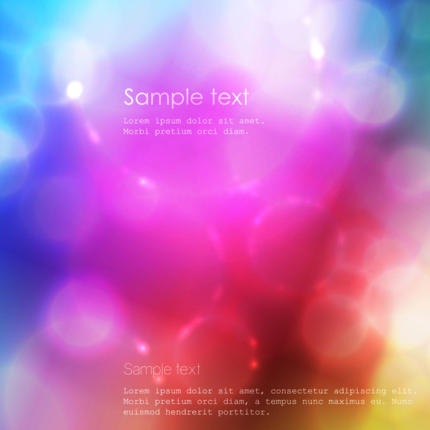Bokeh background with place for your text. - Vector, Image