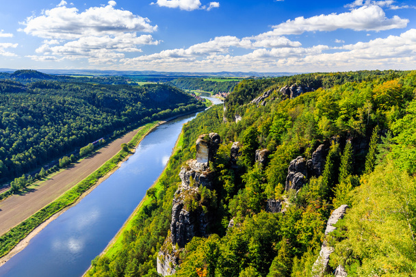 View from viewpoint of Bastei - Photo, image