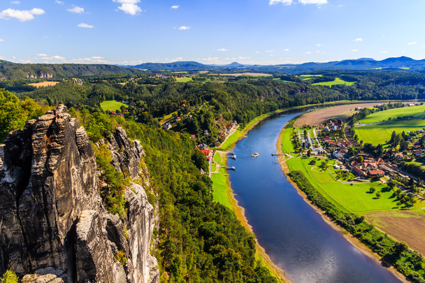 View from viewpoint of Bastei - Foto, immagini