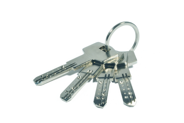τέσσερα όμοια κλειδιά της κλειδαριάς - Φωτογραφία, εικόνα