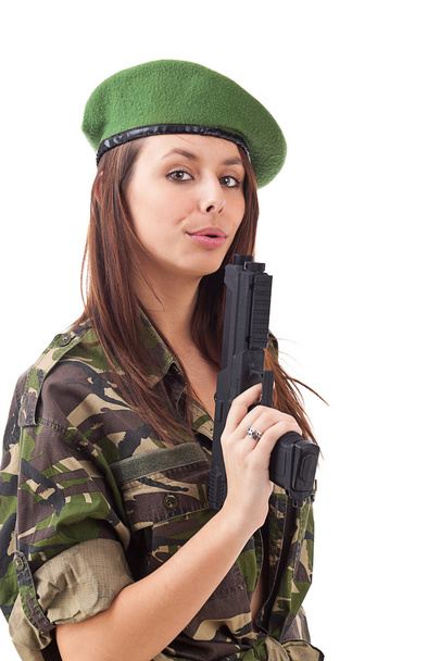 Army girl - Foto, Bild