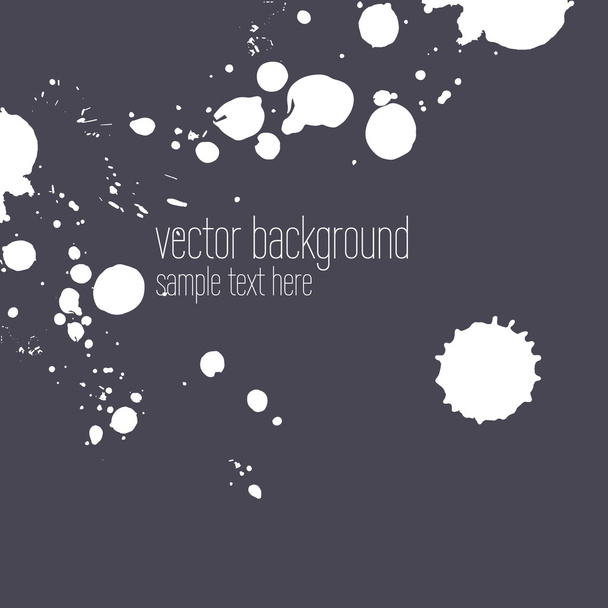 Vector abstract artistic colorful ink drops background template - Vektor, Bild