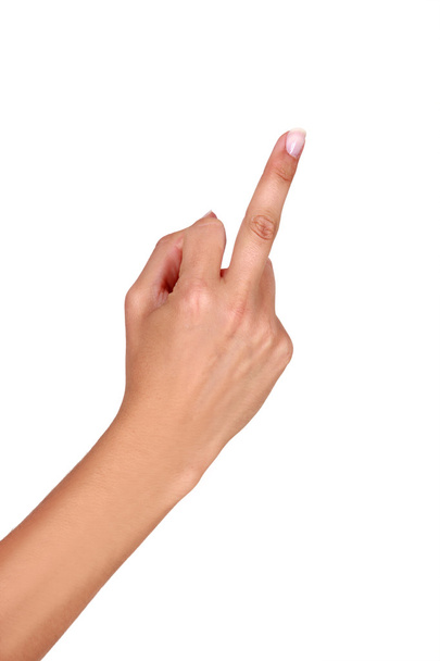 Main pointant du doigt
 - Photo, image