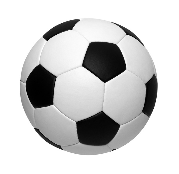 voetbal geïsoleerd op wit - Foto, afbeelding