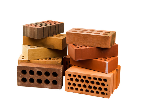 bricks isolated block - Photo, Image