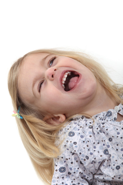 Little girl laughing - 写真・画像
