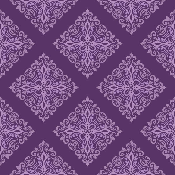 Seamless damask pattern for background or wallpaper design - Vektor, obrázek