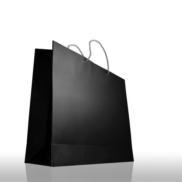 Glaze shopping bag isolated on white background - Фото, изображение