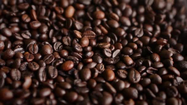Les grains de café sont chargés dans la machine expresso pour le broyage
 - Séquence, vidéo