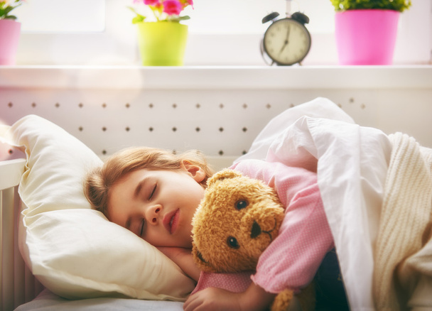 girl sleeping in the bed - Photo, image