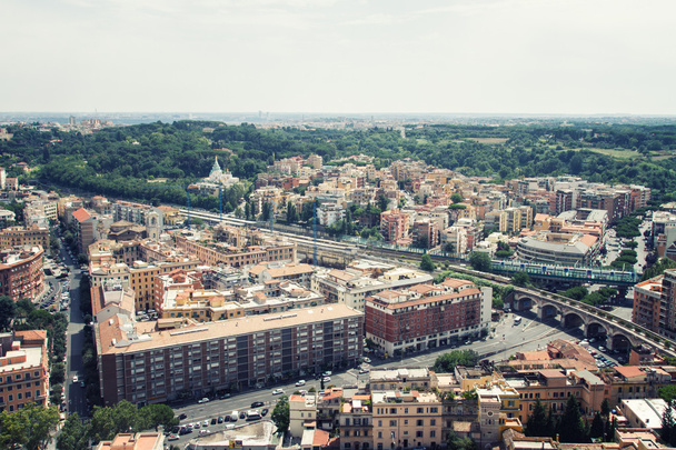Vista aérea panorâmica sobre a França urbana
 - Foto, Imagem