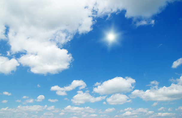 clouds in the blue sky - Fotó, kép
