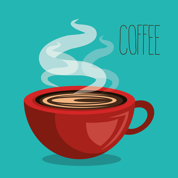 Delicious coffee drink - Vecteur, image