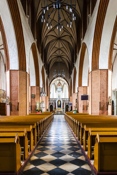 interior of Saint John the Evangelist Cathedral, Kwidzyn - Zdjęcie, obraz