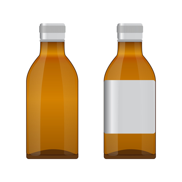 Medizin in Flaschen. Vektorillusion - Vektor, Bild