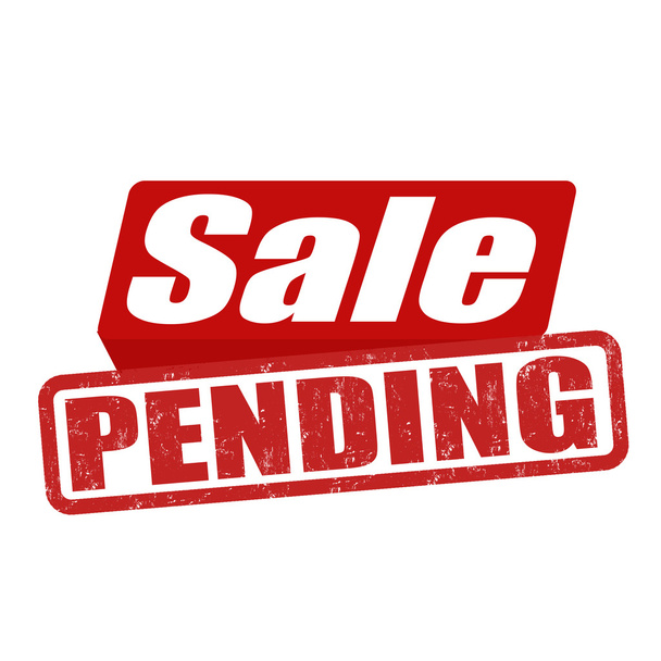 Sale pending stamp - Vector, Image