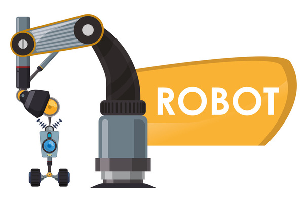 Robot icon design - Vector, Image