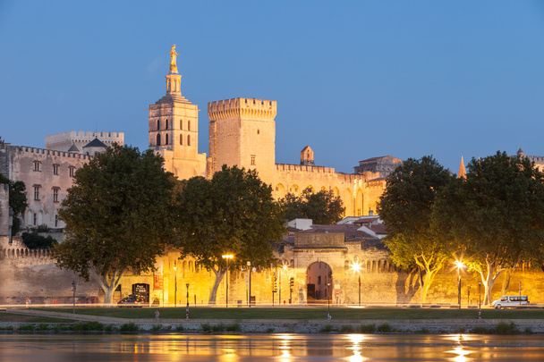 Palais des Papes em Avignon, Francia
 - Foto, Imagem