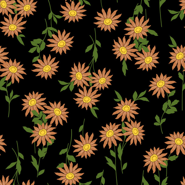 Blumenmuster - Vektor, Bild