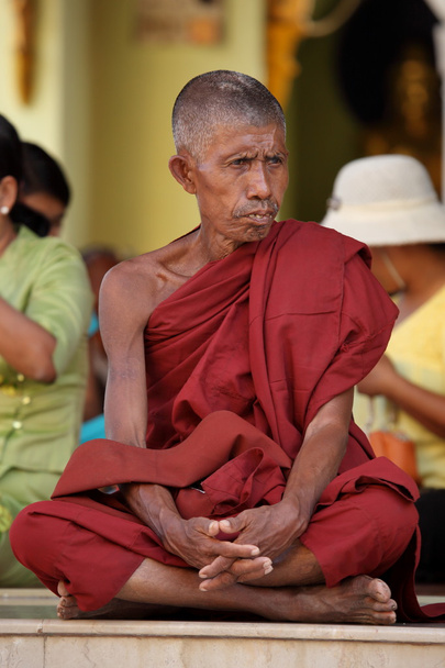 Buddyjski mnich - Zdjęcie, obraz