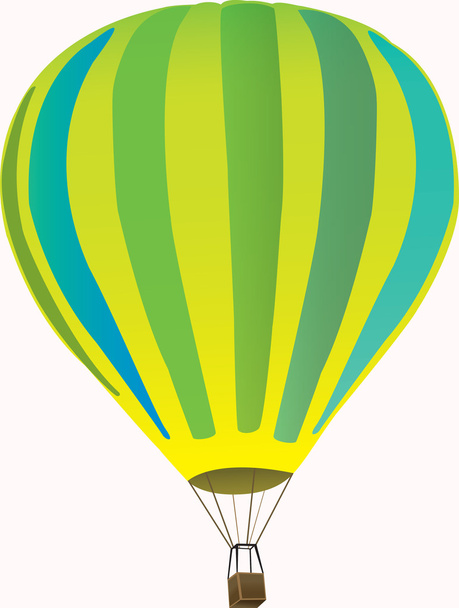 Vector balloon yellow - Vector, Image