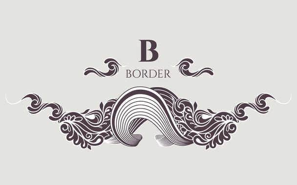 Vector decorative border. - Vecteur, image