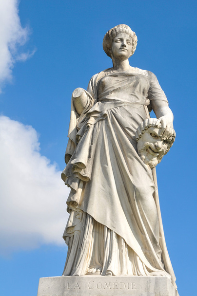 Estatua de la comedia en París
 - Foto, Imagen