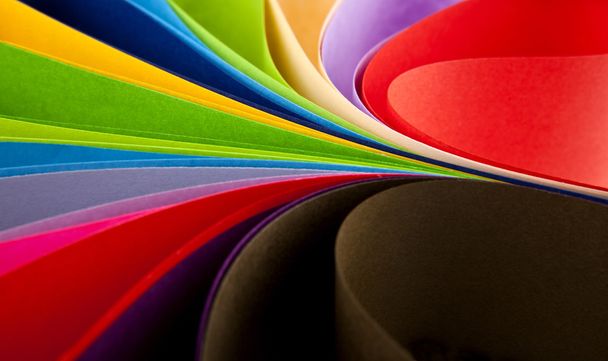 coloured paper pages - Photo, Image